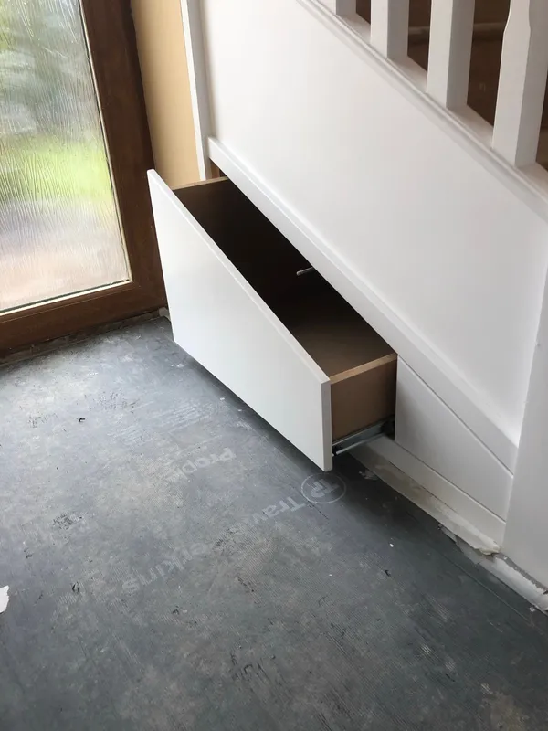 under stairs storage