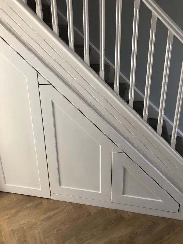 fitted under stairs storage